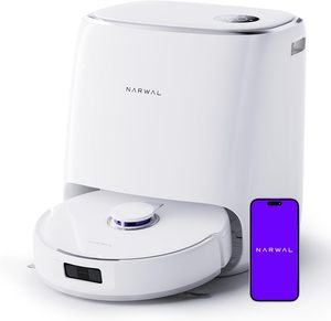 เครื่องดูดฝุ่นหุ่นยนต์อัลตร้าสีขาวราคาประหยัด ทำความสะอาดอย่างชาญฉลาด - Product Image 1