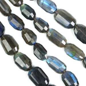Blue Flashy <b>Labradorite</b> Nugget Beads Step Cut Faceted Natural <b>Labradorite</b> Loose Gemstone Beads For Jewelry Making 16x12-22x13 MM - Product Image 6