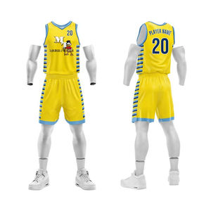 Ensemble short et maillot de basket-ball léger, respirant et à séchage rapide – Vente en gros - Product Image 4