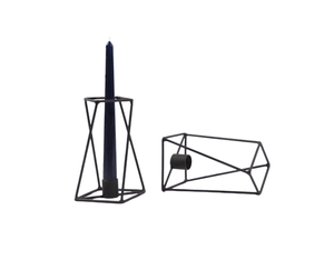 Bougeoir décoratif fait à la main Design moderne décoratif bougeoir en métal couleur argent pour fête de mariage - Product Image 5