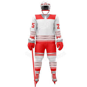 Ropa deportiva cómoda para hombre, ropa de hockey sobre hielo y hierba con uniforme de hockey sobre hielo con cuello en V personalizado de Pekín - Product Image 2