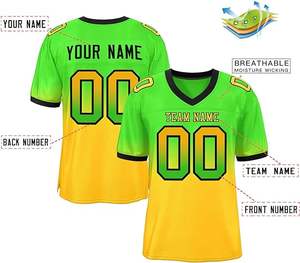 ทีมที่ทนทานสบายสวมใส่อุปกรณ์ทอลายทแยงเยาวชนที่กําหนดเองชุดอเมริกันฟุตบอล - Product Image 4