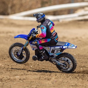 <span class=keywords><strong>1</strong></span>/4 Promoto-MX 2S RTR Moto tout-terrain RC Brushless 40+ MPH avec Gyroscope Spektrum MS6X et pneus homologués FXR Dunlop - Product Image 3