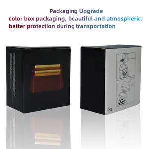 Paquete de 2 Cuchillas de Repuesto Profesionales de Afeitado Ultra Preciso con Doble Cuchilla para Cara, para Afeitadora RV Negra - Product Image 2