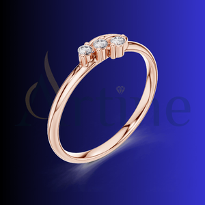 sleeklate jewels 14K Handmade <b>Adjustable</b> <b>Ring</b> for Girls Fashion Style - Product Image 1