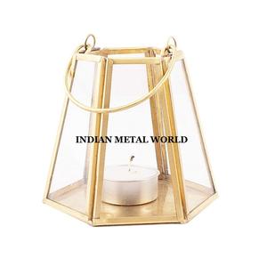 Support de lanterne en métal et en verre design de luxe, bougeoir suspendu intérieur et extérieur au prix le plus bas - Product Image 4