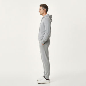 Sudadera con Capucha y Pantalones Deportivos de Punto, Personalizados, de Algodón Merino Extrafino, Suaves al Tacto - Product Image 5