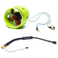 Mini Motor Sumergible sin Escobillas U1 para Pesca, Barco RC, Modelo de Barco RC, Barco con Red de Arrastre, Generador de Olas para Acuario