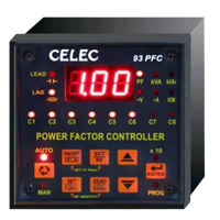 Banc de condensateurs CELEC APFC à haute efficacité, relais, contrôleur KVAR (6 étages), 240V-415V, 45-65Hz, 0,80 retard, 0,80 avance, facteur de puissance