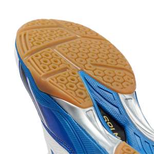 Chaussures de badminton professionnelles SOLM8 CS50 pour tous les terrains, blanches/bleues, chaussures de sport et d'entraînement avec doublure en mesh pour l'été - Product Image 4