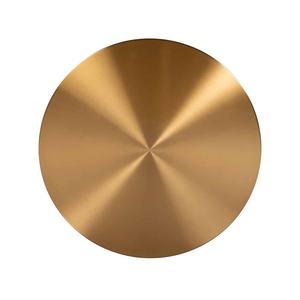 Juego de mesa de centro de hierro moderna de 2 piezas, mesa central redonda de baja altura con acabado dorado para sala de estar y dormitorio - Product Image 3