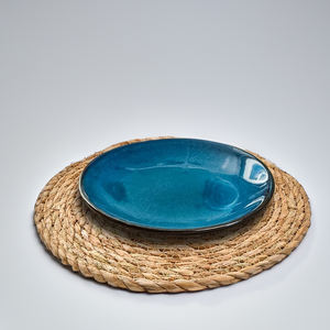 Material Natural de Vietnam, estilo rural redondo, agua de bambú, jacinto, algas marinas, respetuoso con el medio ambiente, Placemat-TP2030 reutilizable - Product Image 3