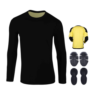 Motorbike Sweat <b>Shirt</b> for Men with Custom Logo Armored Lining 100% Cotton Winter Plain Dyed - Product Image 1