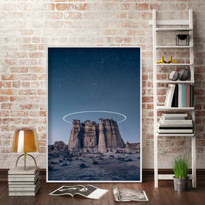 White Plastic <b>Poster</b> Frame 70 X 100 cm Size - Product Image 4