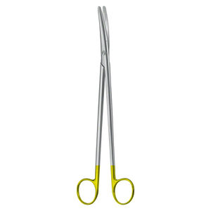 Medio oro Metzenbaum tijeras curvadas/Rectas 6,5 "Acero inoxidable alemán TC Médico Quirúrgico Metzenbaum tijeras - Product Image 6