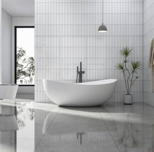 Bañera independiente de superficie sólida AVAXA de alta calidad disponible para la venta y lista para enviar - Product Image 4