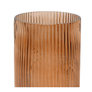 คอลเลกชันใหม่มือเป่าแจกันแก้วที่สวยงามสีน้ําตาลเข้มแจกันแก้วยางสําหรับห้องนั่งเล่นพื้นที่รับประทานอาหารตกแต่งห้องนอน - Product Image 4