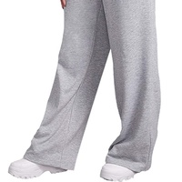 Pantalons de survêtement amples à cordon de serrage pour femmes, couleur unie, jambes droites, pantalons de survêtement surdimensionnés