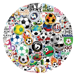 Nhãn Dán Bóng Đá Qatar <span class=keywords><strong>World</strong></span> 2022 Tùy Chỉnh Đề Can Vinyl Chống Nước Nhãn Dán Đề Can Chai Nước Xe Hơi Dễ Thương Cho Trẻ Em Thanh Thiếu Niên - Product Image 5