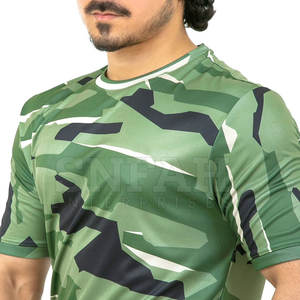 Venta al por mayor 100% algodón hombres gimnasio camiseta personalizable verano Fitness ajuste muscular con patrón sólido 220 gramos peso cuello diseño - Product Image 6