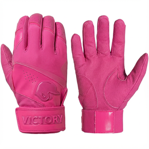Wholesale Price Elite Style Pink Baseball <b>Batting</b> Gloves Double Layer Palm Optimal Grip Custom Options Softball <b>Batting</b> Gloves - Product Image 3