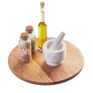 Highly Attractive Customized Size Wooden <b>Lazy</b> <b>Susan</b> Server Eco-Friendly High Standard Hot Selling for Charger Plate for Reliable - Product Image 2