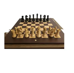 精美的品质和手工制作的豪华象棋棋盘游戏象棋套装室内运动娱乐棋子