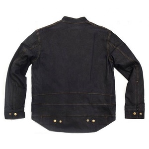 Chaqueta de Motociclista Personalizada de Fábrica Directa para Hombre, Transpirable, de Mezclilla, con Cuello Alto, Capucha, Tejido de Punto, Ligera e Informal - Product Image 2