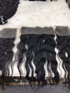 Best Quality HD <b>Lace</b> Vietnamese Natural Wave Virgin Remy Hair 100% Natural Human Machine Double Weft for <b>Black</b> Women Vietnam - Product Image 2