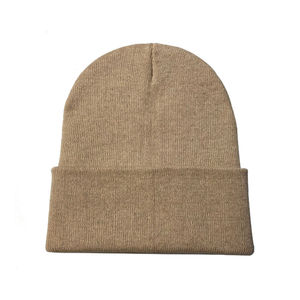 Bonnet en tricot polyvalent, chaud, doux, confortable, doublé en polaire, bonnet extensible, élégant, pour l'extérieur, par temps froid - Product Image 2