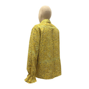 Camisa <span class=keywords><strong>de</strong></span> Manga Larga Estilo Hippie Vintage para Hombre, Diseño Psicodélico Amarillo con Estampado <span class=keywords><strong>de</strong></span> Remolinos, Ideal para Halloween y Festivales <span class=keywords><strong>de</strong></span> Música - Product Image 6
