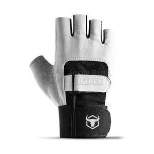 Guantes de levantamiento de pesas de cuero de neopreno profesional Guantes de entrenamiento de gimnasio en diferentes colores Guantes de gimnasio al por mayor - Product Image 4