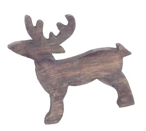 ORNEMENTS SUSPENDUS EN BOIS RUSTIQUE NATUREL DE NOËL TEE DÉCORATIF ORNEMENT SUSPENDU pour LA DÉCORATION À LA MAISON - Product Image 1