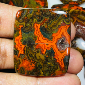 100% naturel marocain mer Agate Cabochon mélange forme et taille pierres précieuses en vrac pour la fabrication de bijoux prix de gros - Product Image 1