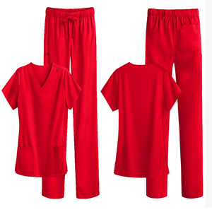 Uniformes de gommage pour l'extérieur Ensembles d'uniformes anti-rides de haute qualité Col montant à manches courtes Uniformes de gommage pour hommes - Product Image 6