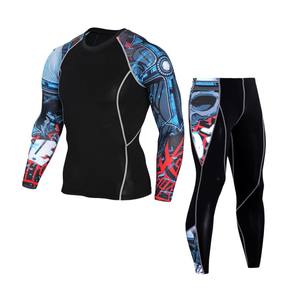 GAF Protège-éruption personnalisé à manches complètes avec compression respirante MMA et logo BJJ Ensemble de protège-éruption sublimé - Product Image 2