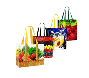 Bolsas DE TRANSPORTE DE PP tejidas de alta resistencia personalizadas con impresión de logotipo Bolsa con cremallera a prueba de humedad para envasado de alimentos y uso en supermercados - Product Image 5