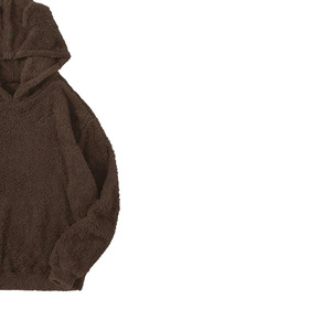 Custom Design Digital Printing <b>Sherpa</b> Fleece Polyester/Cotton Winter <b>Hoodie</b> Anti-Pilling Factory Price Outdoor Warm Jacket - Product Image 6