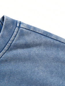 Camiseta de fitness de gran tamaño Vintage para hombre personalizada al por mayor 100% algodón de peso pesado suelta nueva colección para Primavera Verano - Product Image 4