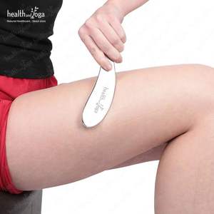 HealthAndYoga Stelo Repair Steel S Body Gua Sha Muscle Toning Masajeador Indian Factory Direct Sharp Glow Tool - Product Image 2
