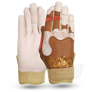 Guantes de Bateo de Béisbol de Cuero con Estampado Digital, Puño Largo, Logotipo Personalizado, Guantes de Bateo de Softbol de Alta Calidad - Product Image 4