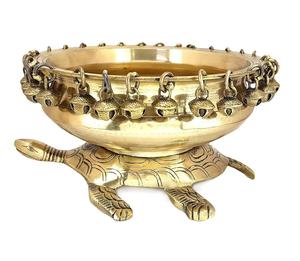 Urli de metal tradicional para velas y flores, decoración festiva para el hogar, regalo de boda, decoraciones para fiestas, artículo decorativo de Diwali. - Product Image 5