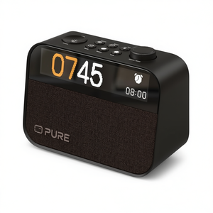 Radio para el Hogar MOMENT Coffee Black Modelo 30101 con Función de Radio Reloj - Product Image 2