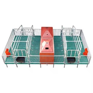 Equipo de granja Piggery Cajas de parto de cerdos galvanizados/Corrales de parto de cerdos a la venta - Product Image 1