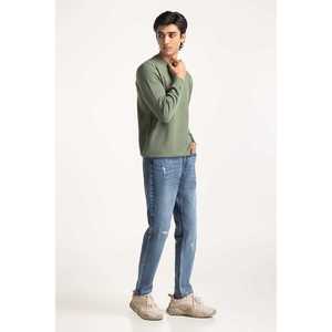 เสื้อสเวตเตอร์คอกลมผู้ชาย ผ้าฝ้าย 100% รุ่น MN-SWT-WS24-001 แขนสั้น มีฮู้ด คอปก ทอผ้าด้วยเครื่องจักร พิมพ์ลายโลโก้ - Product Image 6