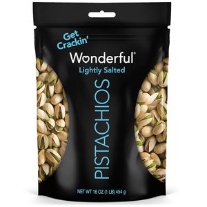 Wonderful Pistachios In <b>Shell</b>, <b>Lightly</b> Salted Nuts, 16 Ounce Resealable Bag - Product Image 4