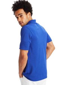 Polo azul real personalizado para hombre, Camiseta de cuello alto de algodón, diseño propio, 100 - Product Image 6