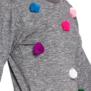 Sudadera de Mujer de Alta Calidad con Capucha, Manga Larga, Estilo Básico, Tejido Sólido, Corte Holgado, Informal, para Invierno, con Logotipo Frontal - Product Image 5