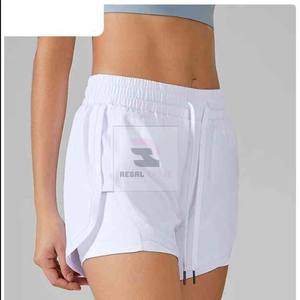 Pantalones cortos de yoga 2 en 1 para mujer, pantalones cortos de cintura elástica para Fitness - Product Image 5