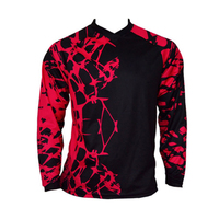 Maillot de sport personnalisé avec logo, coupe-vent, séchage rapide, respirant, anti-UV, BMX, MX, VTT, motocross, course moto, grandes tailles adultes